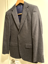AMAZING NEW LIMITED EDITION ITALY J. CREW SLIM LUDLOW MEN'S SUIT SIZE 36 R