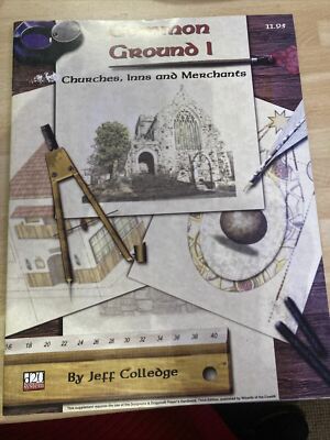 Common Ground 1 : Churches, Inns, and Merchants by Jeff Colledge (2002, Stapled)