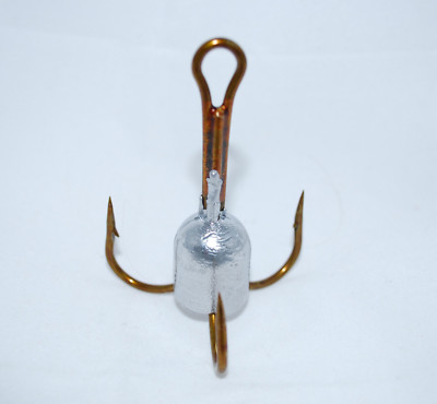 50ea BARBBED TREBLE HOOK WEIGHTED 12/0 FOR SNAGGING SPOONBILL, GATOR, CATFISH | eBay 50ea BARBBED TREBLE HOOK WEIGHTED 12/0 FOR SNAGGING SPOONBILL, GATOR, CATFISH | eBay
