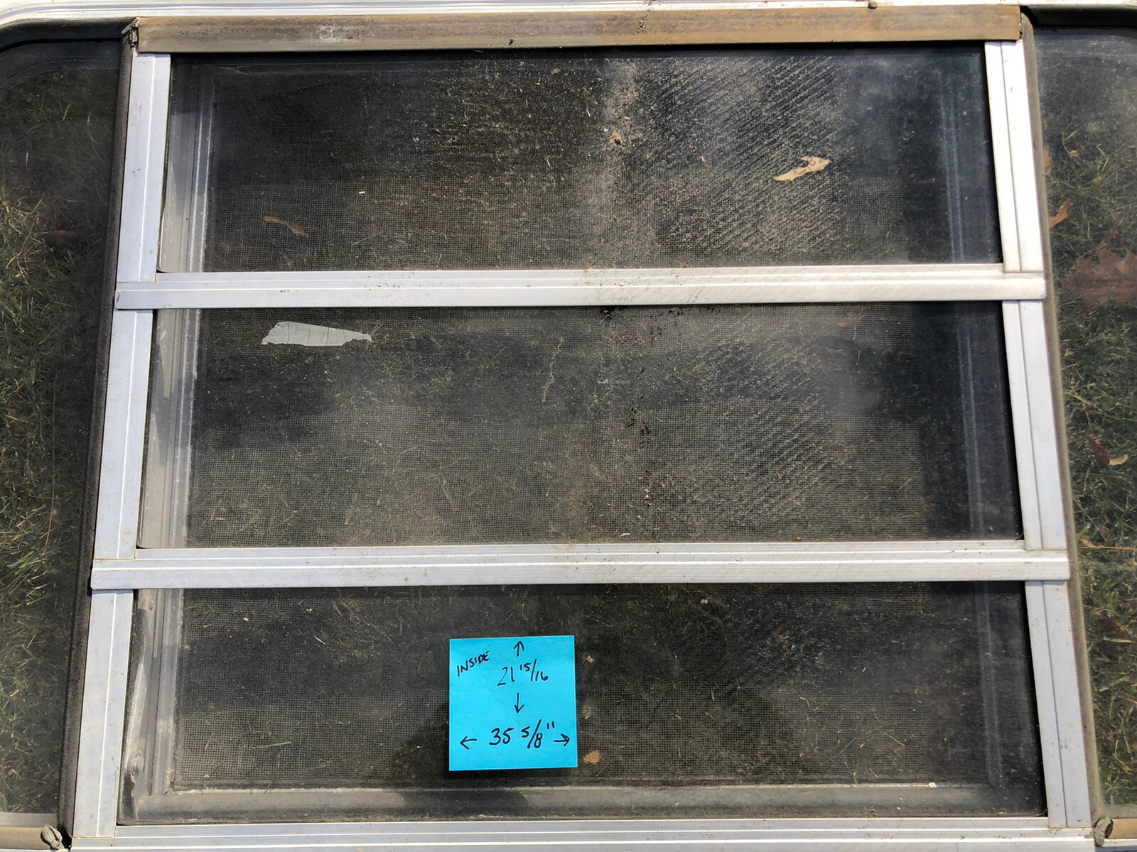 1 Hehr Aluminum Glass Jalousie Camper Window Parts Avion Scamp