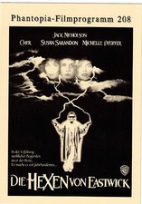Phantopia Filmprogramm Nr. 208 DIE HEXEN VON EASTWICK Jack Nicholson 4 Seiten