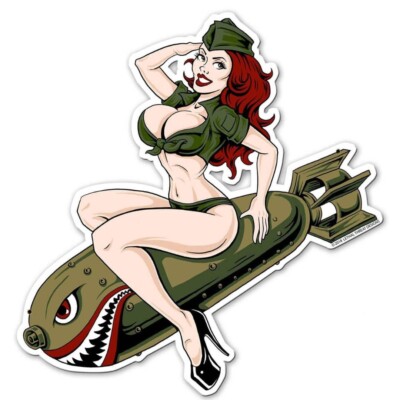 2-Pack Rat Rod & Hot Rod Stickers - Biker, Motorcycle, Tools, Guns Theme