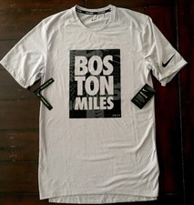 NEW Men's Nike Running Boston Miles Marathon Breathe Shirt CI1540 S-TALL