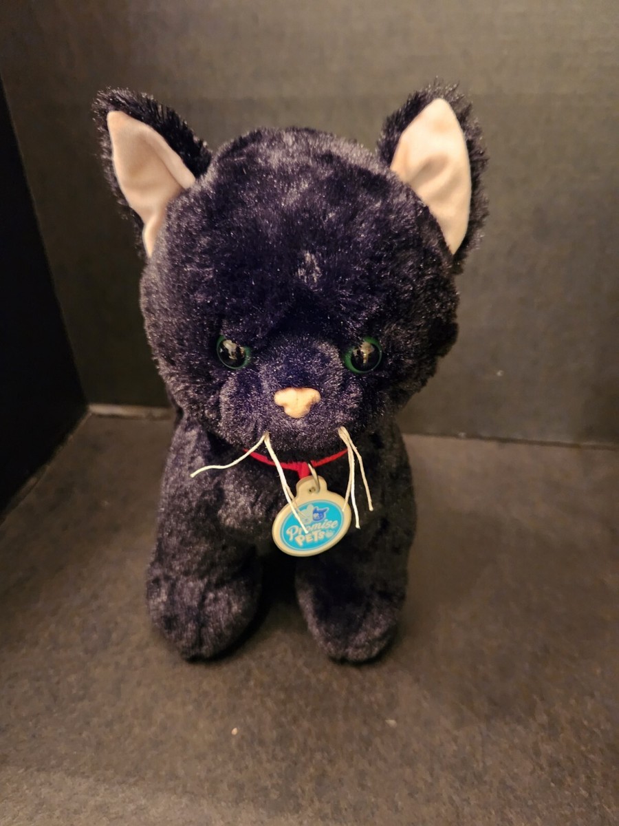 Peluche Noir Peluche Chat RÃ©aliste Doudou Chat Noir Peluche