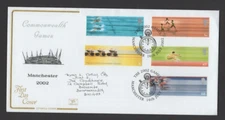 2002 Commonwealth Games Cotswold FDC with The 2002 Games, Manchester SHS