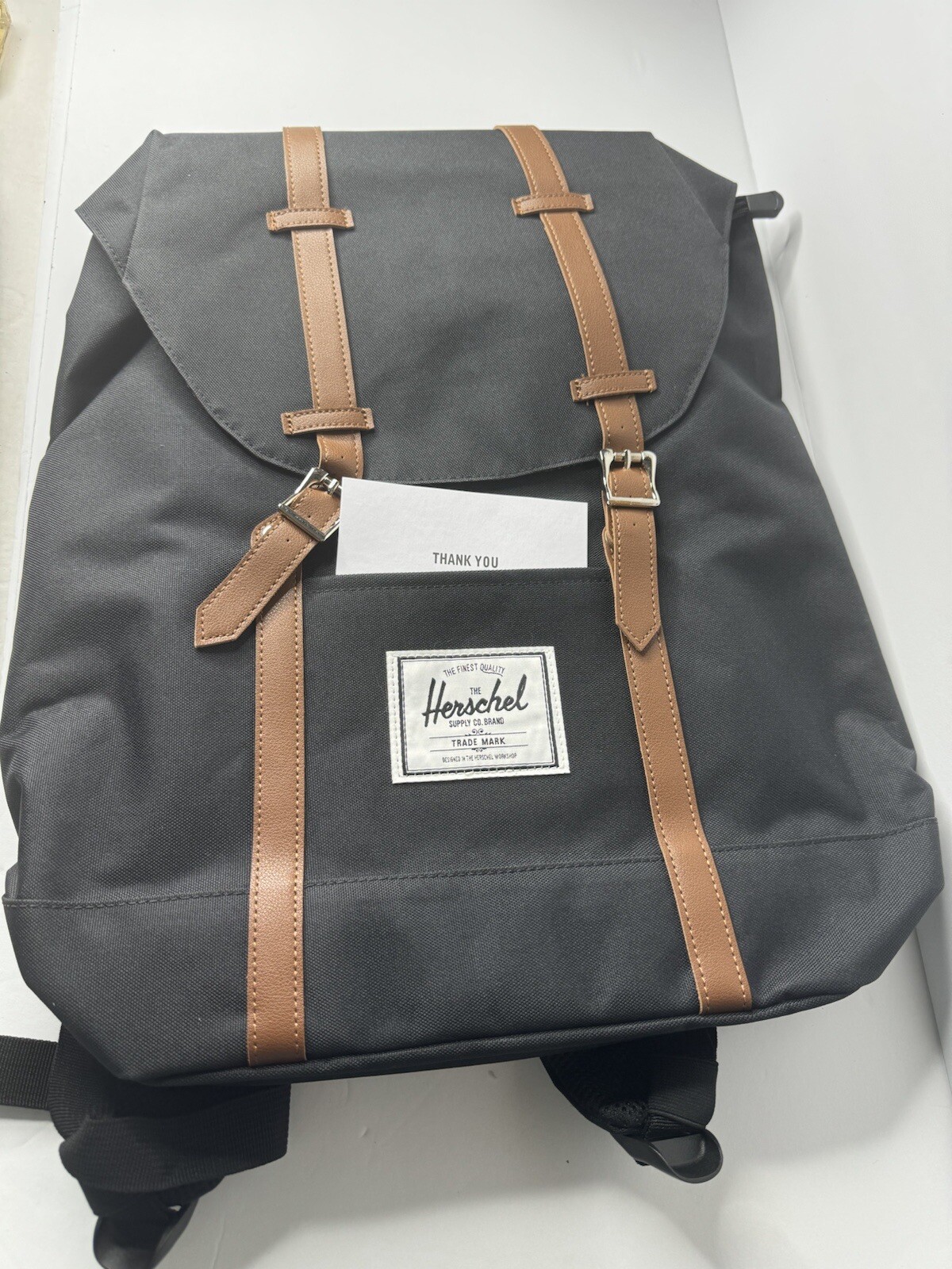 - Nwt Black Brown School Work Laptop Bag