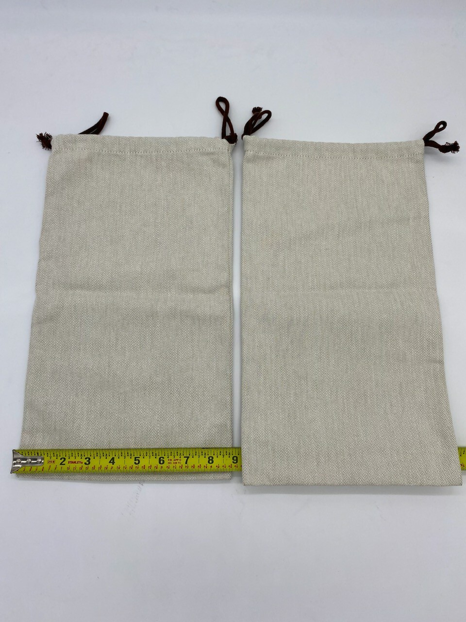 HERMES Authentic Drawstring Shoe Dust Travel Bag … - image 2