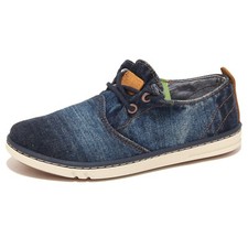8561P sneaker bimbo TIMBERLAND HOOKSET blu denim shoe kid