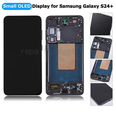 Small OLED Display LCD Screen Touch Assembly for Samsung Galaxy S24 Plus Black