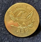 WAR OF 1812 / PRE CIVIL WAR INFANTRY OFFICER'S COAT BUTTON ALBERT# GI-53-R1-TY