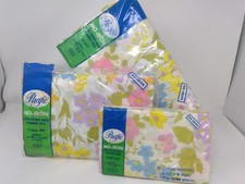 Pacific 50/50 Poly Cotton Sheet Set Pillowcases Flowers Butterfly - Madrigal