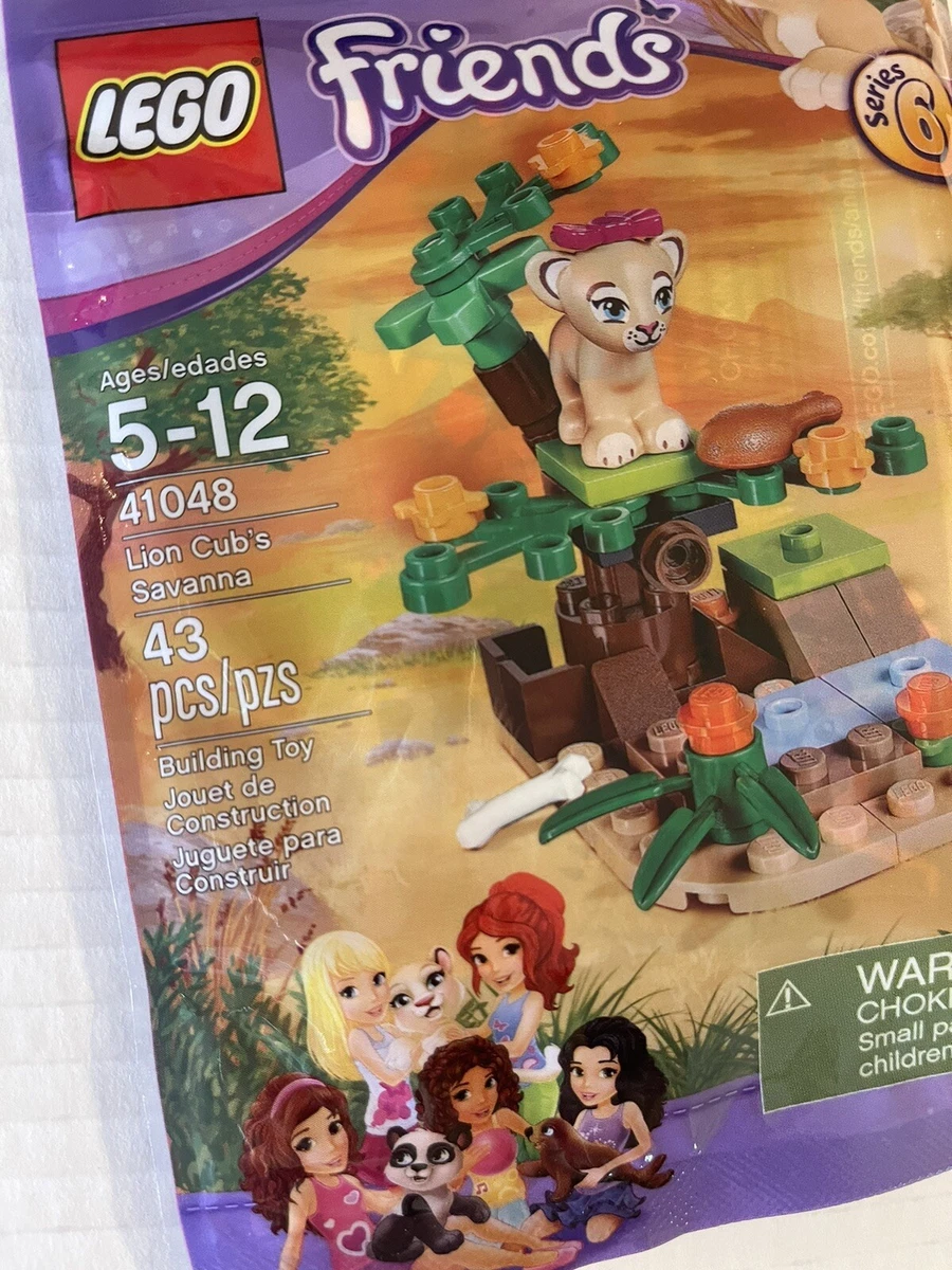 New Sealed Lego Friends Lion Cub s Savanna 41048 Polybag Set US
