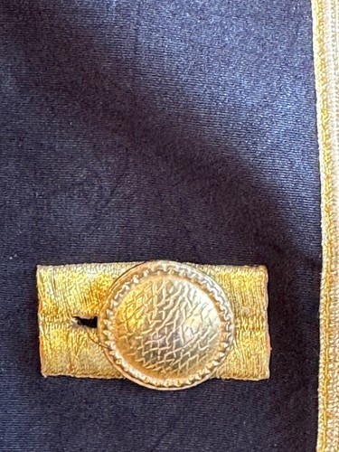 De Colección Años 80 Traje de Pista Rompevientos Chaqueta Pantalones Ropa de Salón Mujer Mediano Negro Dorado - Imagen 4 de 11