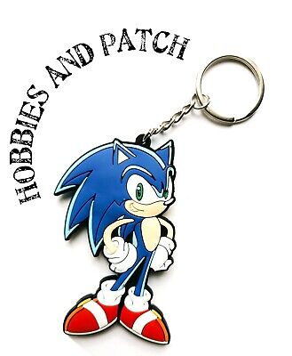 Portachiavi keychain Sonic the Hedgehog rubber videogame