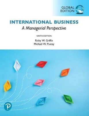 International Business 9e by Ricky W. Griffin Global Edition softcover