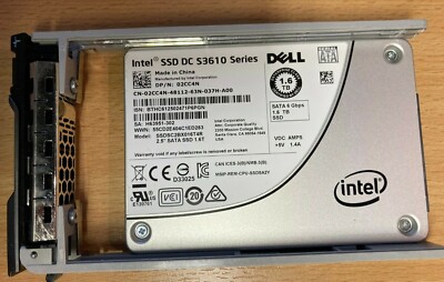 Dell Intel DC 3610 SSD 1,6TB 2,5 SATA Enterprise SSD SSDSC2BX016T4R.