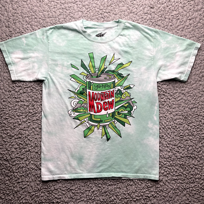 mountain dew tie dye shirt