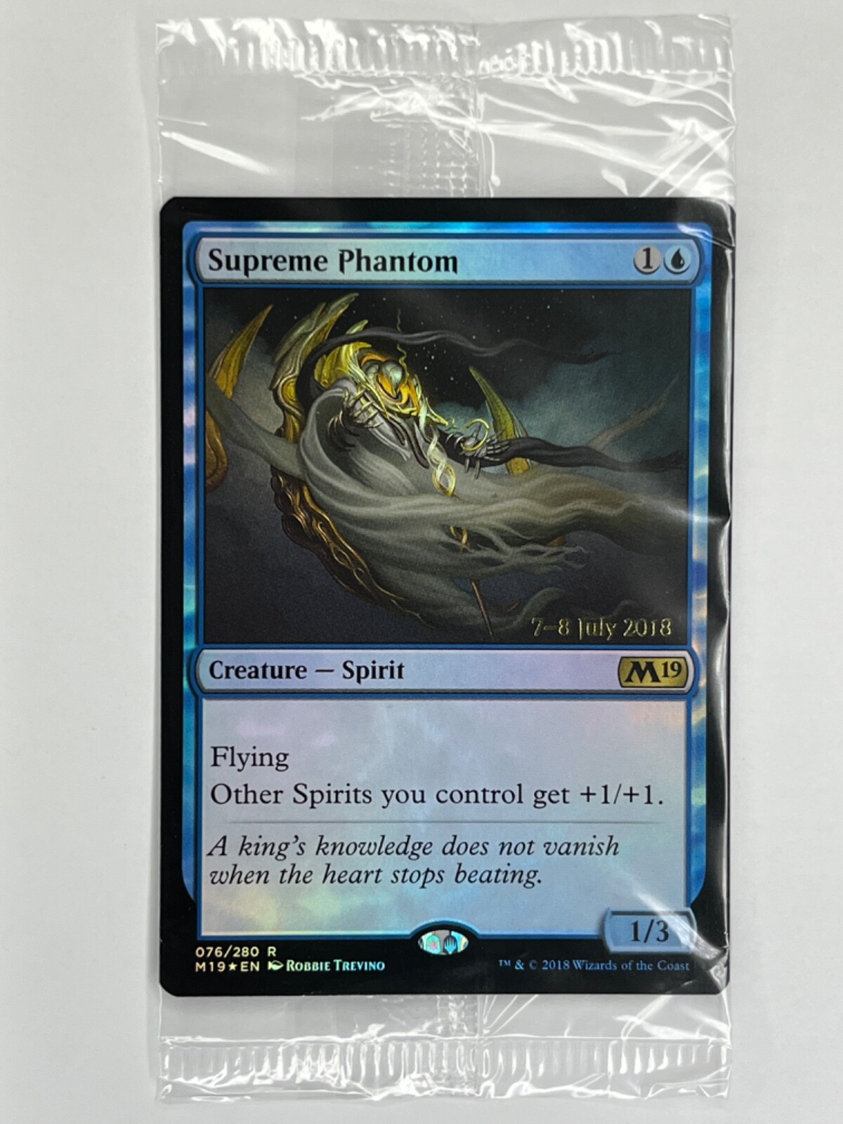 MTG Foil 1X Supreme Phantom X1 Prerelease Promo (M19) Magic - Sealed