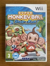 SUPER MONKEY BALL STEP & ROLL NINTENDO WII GAME BRAND NEW FACTORY SEALED UK VER