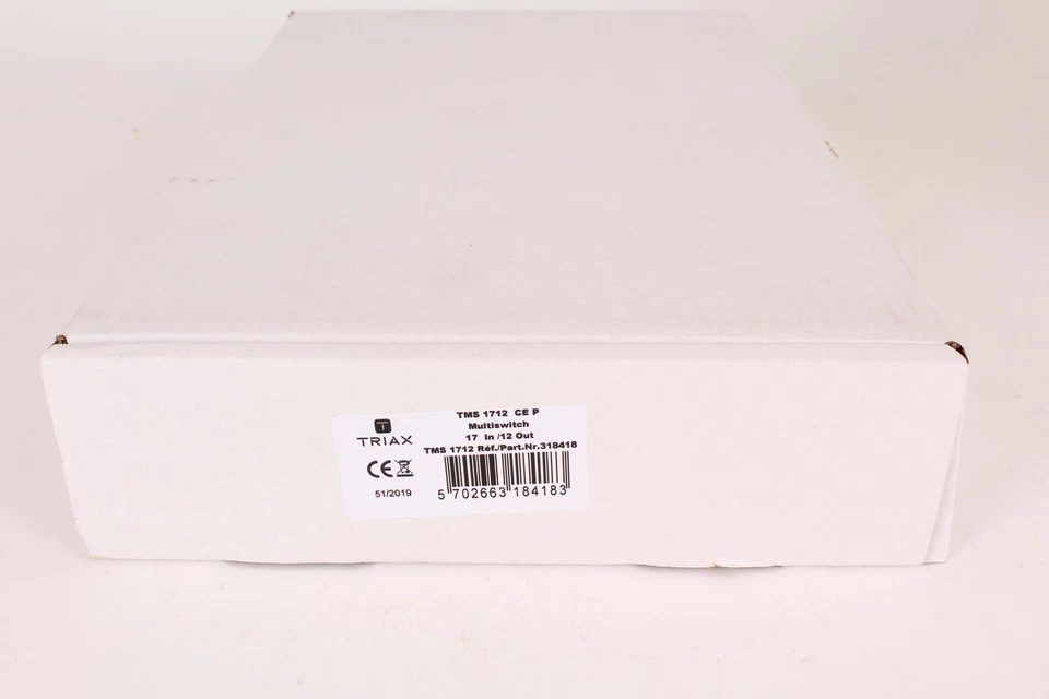 TRIAX TMS 1712 CE P - Multiswitch 17 In / 12 Out - 318418 - Nuovo In Scatola - Immagine 2 di 3