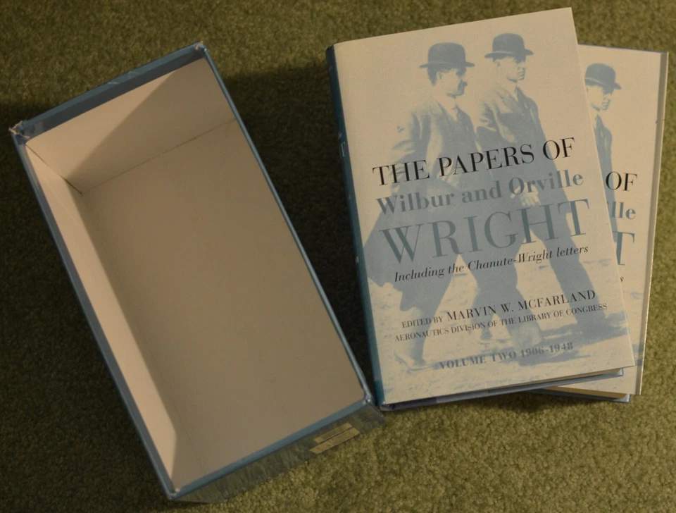 Papers of Wilbur & Orville Wright~McFarland~Box set~Chanute letters~Lot~HC DJ VG - Imagem 3 de 4