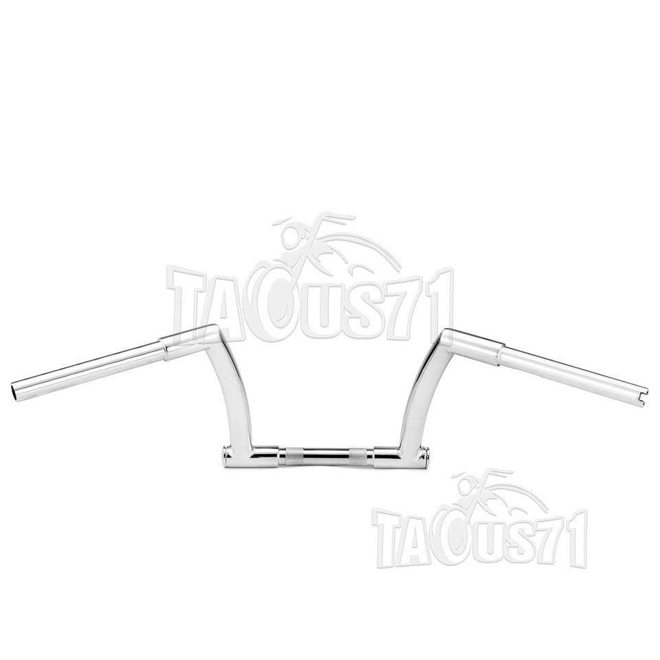 10'' Flat Chizeled Ape Hangers Handlebar For Harley Dyna Softail