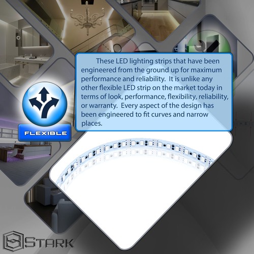 1M 3.3FT Warm White 72 LED 5630SMD Strip Light Aluminum Case Display Cabinet x1 - Picture 4 of 10