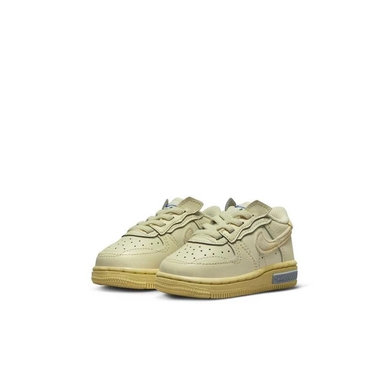 Nike Force 1 Fontanka "Coconut Milk/Coconut Milk/Lemon Wash, Girls Size 7c - Image 3 of 4