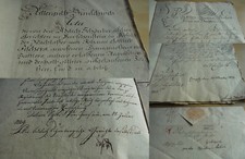 Manuscript 1829, courts Zunschwitz Purschendorf, estate German Neudorf