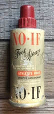 Vintage No If Foot Guard Spray Tin Can New York Movie Store Prop   Advertising