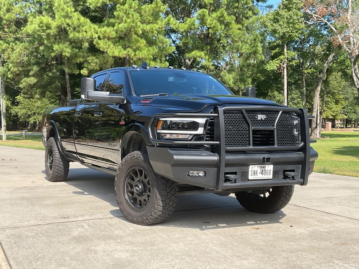 Micro Rim Painted Front Bumper For 2019-2024 Ram 2500/3500 – Choose Your Color (Steel, No Winch Cutout)