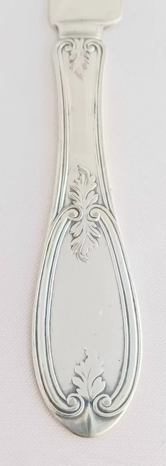 Cuchillo de té Coin plata patrón oliva todo plata - 7 1/2" Foto 4 de 4