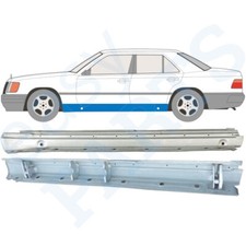 F&uuml;r Mercedes W124 84-96 Voll Schweller reparatur blech mit Verst&auml;rkung Links
