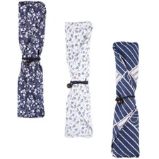 3PCS Reusable Straw Case Travel Cutlery Pouch Silverware Case Cutlery Bags