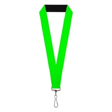 Buckle-Down Lanyard-1.0"-Neon Green One Size Multicolor
