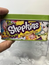 Shopkins Metal Box With 200 Stickers Plus Trading Cards Fashion TagNew Sealed