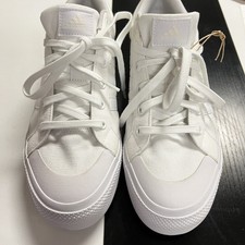 Adidas Bravada 2.0 Platform Women  s In White Canvas SZ 10.5 39 