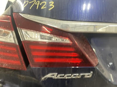 Used Left Tail Light Assembly fits: 2016 Honda Accord Sedan US built decklid mou