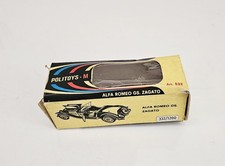 POLITOYS M 532 ALFA ROMEO GS ZAGATO - 1/43 - ORIGINAL BOX EMPTY