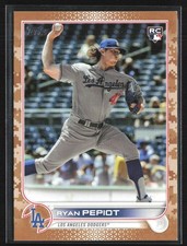 Ryan Pepiot 2022 Topps Memorial Day Camo RC /25 #US109 Los Angeles Dodgers