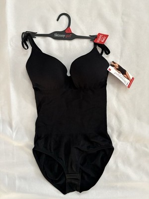 NEW SKINNY GIRL Seamless Shaping Bodysuit Sculpts Waist Size Small SG2196M