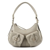 Coccinelle Mavery Schultertasche Leder 29Cm #COC-E1VGK120201 (Eucalipto)