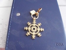 AUTHENTIC CHANEL 2024 HOLIDAY SNOWFLAKE CHARM CC LOGO PENDANT