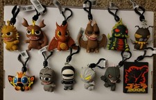 Godzilla Figural Bag Clips Lot