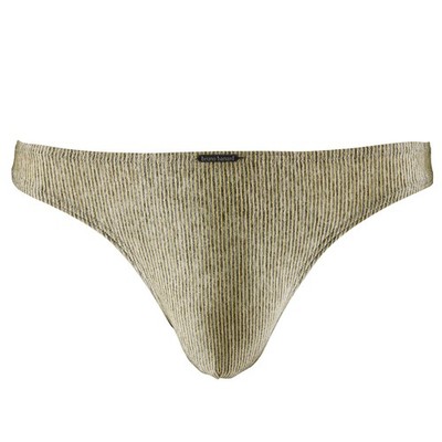 bruno banani string herren unterhose DANGER ZONE grau gelb Gr. L/6