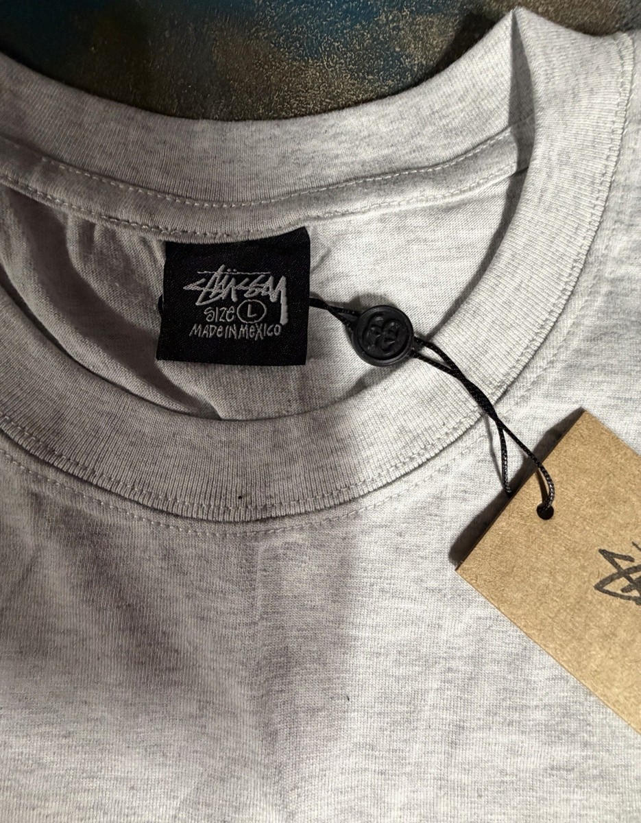Stussy Shirt Beat The Street Crazy tee - Gray Size Large Double
