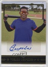 2020 Leaf Ultimate Draft 1991 Rookies Gold /75 Yoelqui Cespedes Auto m4h