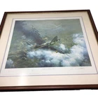 Frank Wootton Signed Print Battle Over London 1940 RAF Aviation # Large 28x27"