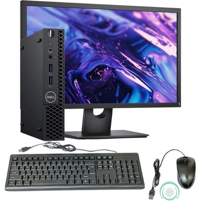 Dell Desktop Computer Mini Pc Up To 32GB RAM 1TB SSD 27'' LCD Windows 11 Pro WiFi