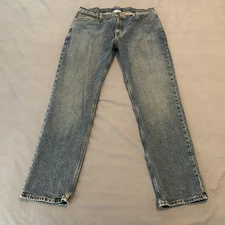 Arizona Jean Co Jeans Mens 34x30 Blue Flex Straight Medium Wash Stretch